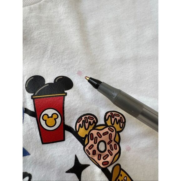 Bella + Canvas Epcot Disney World snacking around the world girls 100% cotton Et - Picture 3 of 6